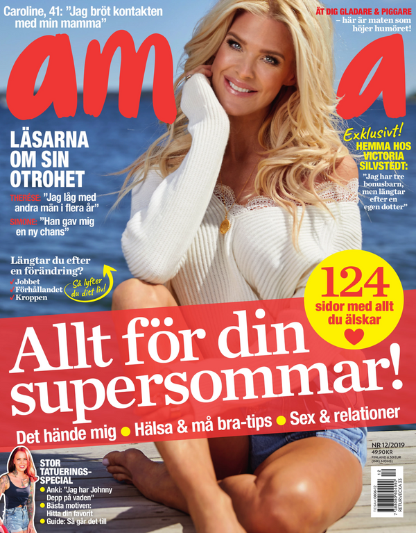 Reportage with Victoria Silvstedt for Amelia